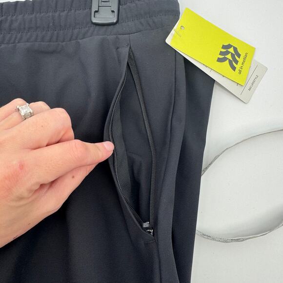 All In Motion Men's Black 360 Lifestyle Drawstring Pull On Pants Medium - Picture 7 of 12